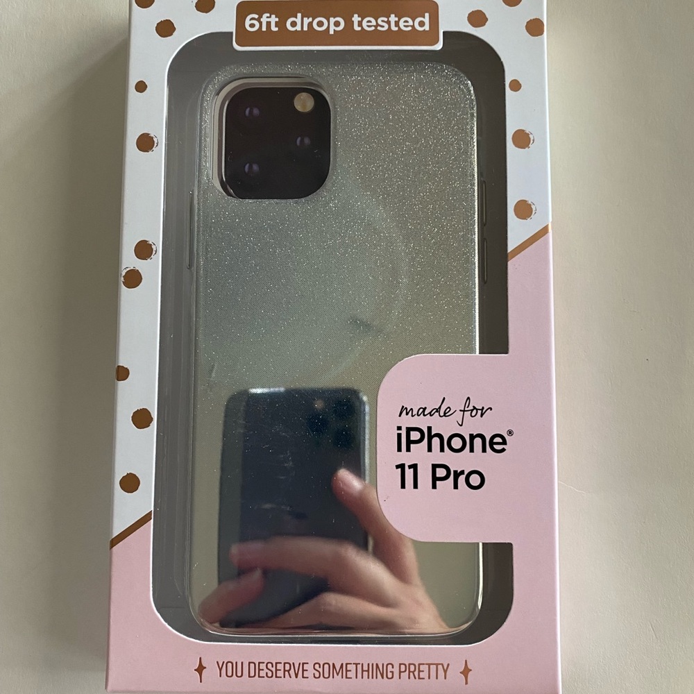 iPhone 11 Pro phone case - Silver Mirror